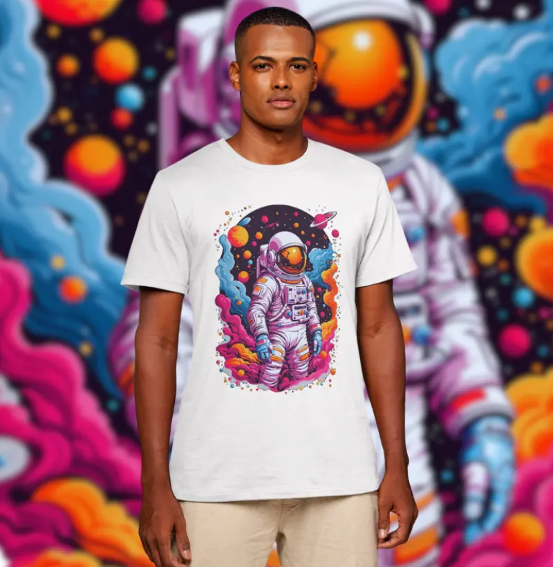 Camiseta Astronauta intrépido