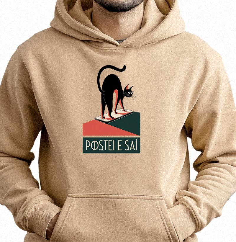 Postei e saí