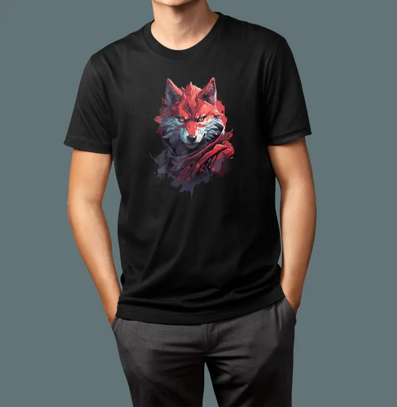 Red Wolf Strength T-Shirt