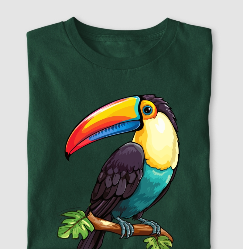 Tucano de bico arco-íris 