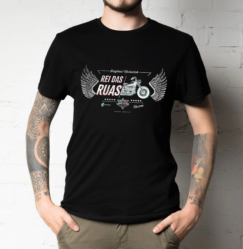 Camiseta Estampada Rei das Ruas
