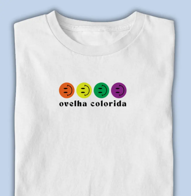 ovelha colorida da família