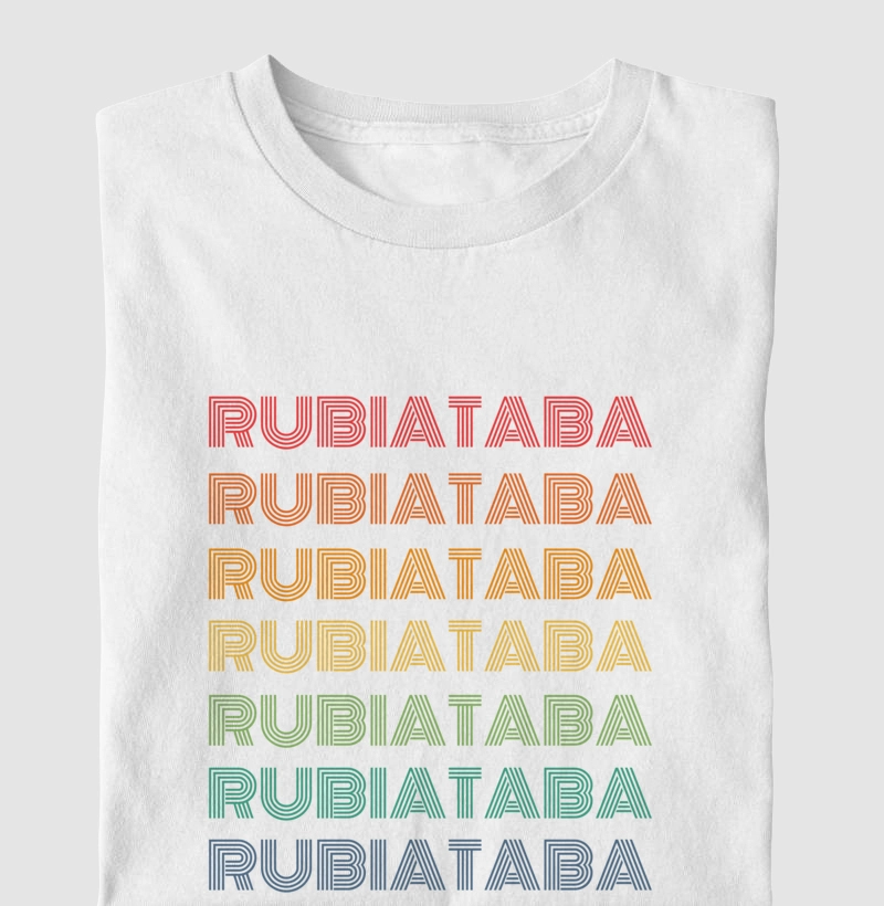 Rubiataba Letreiro Retrô