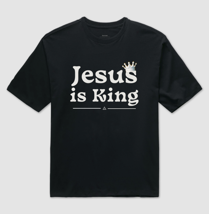 CAMISETA OVERSIZED JESUS IS KINK (CROWN)