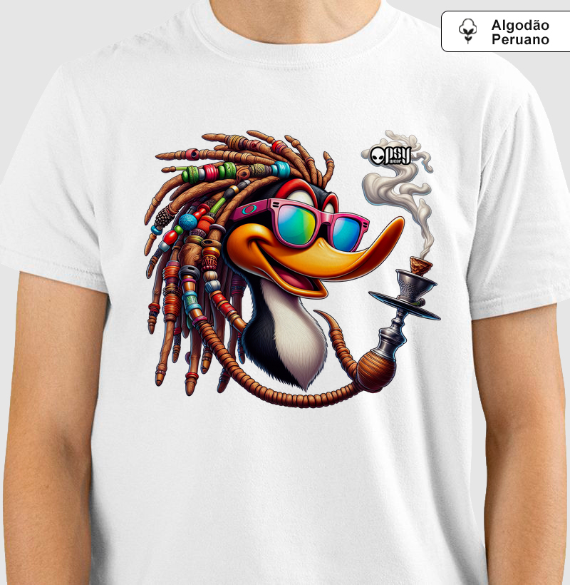 Pato Rastafari e seu Narguilé
