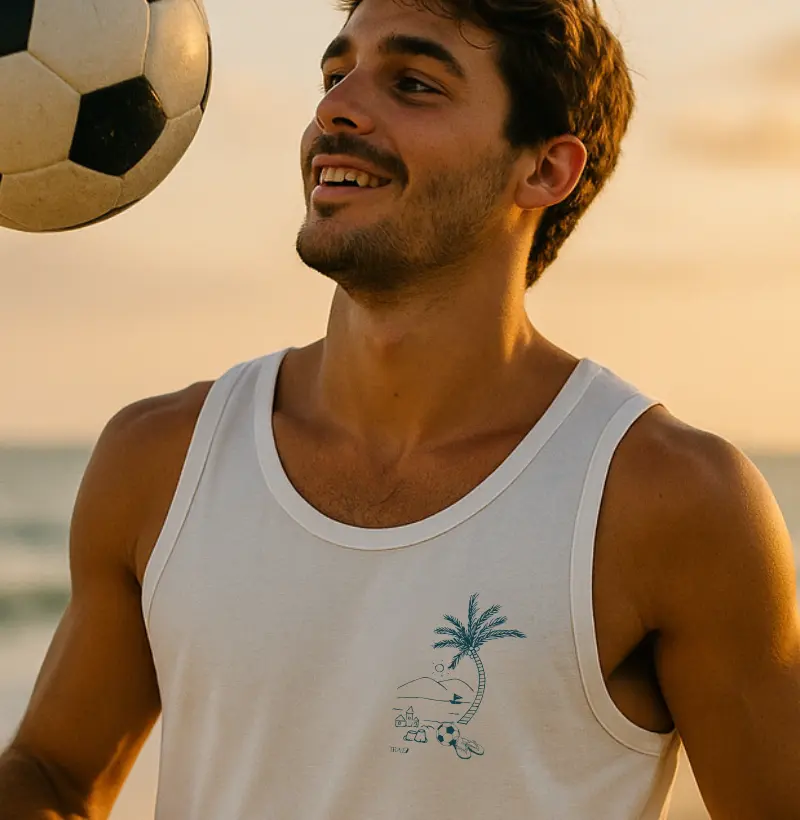 Pé na praia