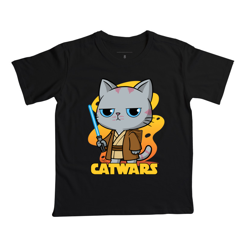 Camiseta Gato Sincero Jedi