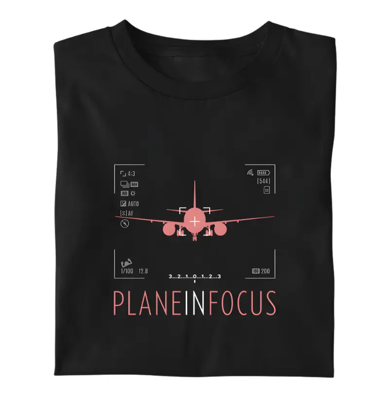 Plane In Focus - Red