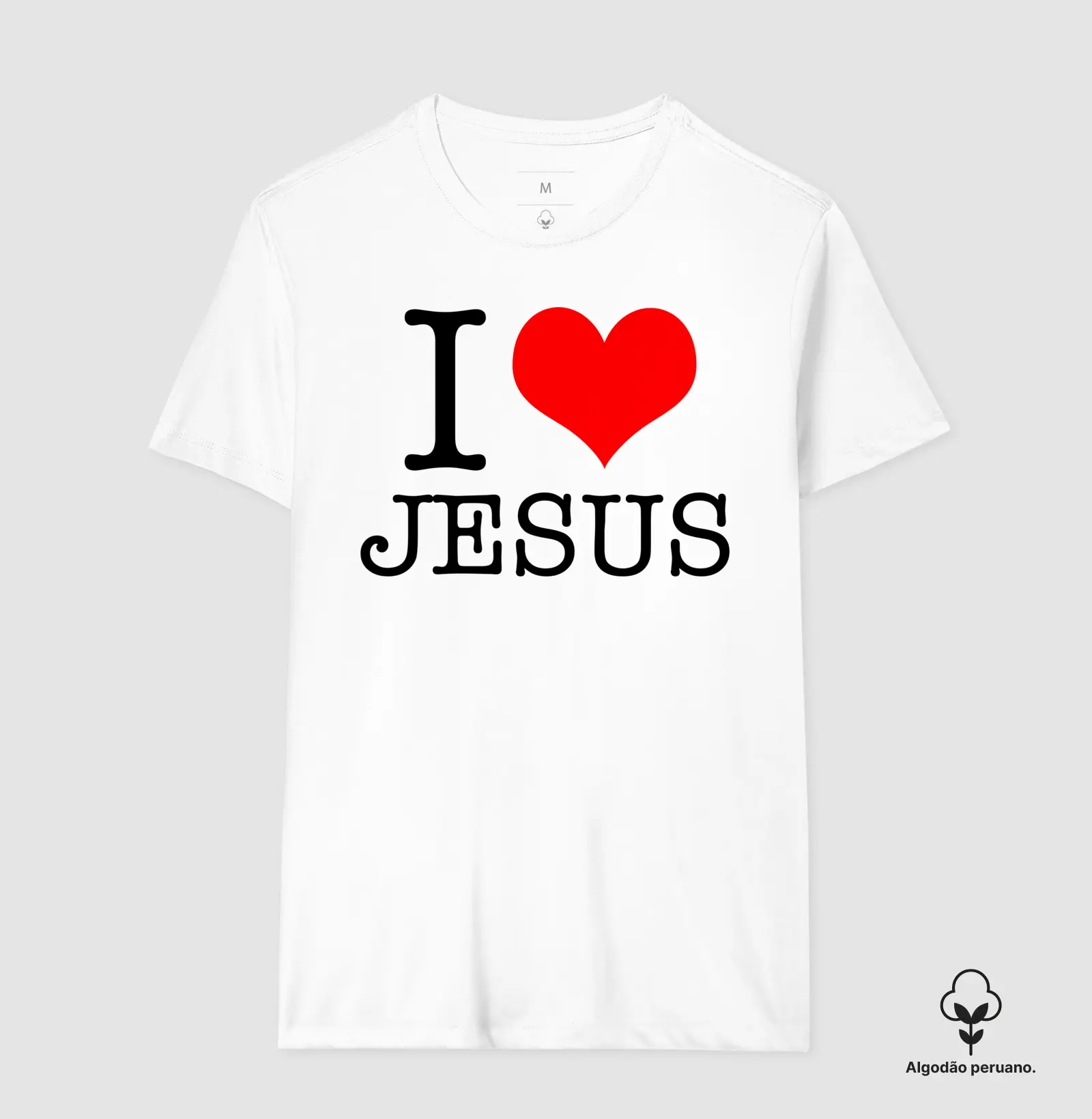 Camiseta Premium - I Love Jesus