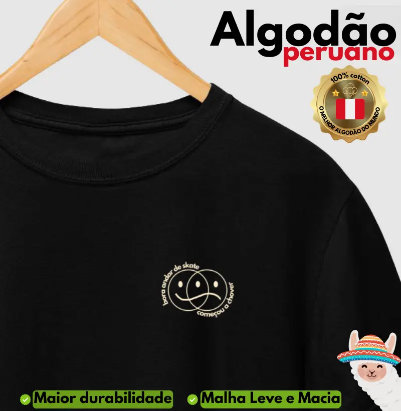 Bora andar de skate, começou a chover