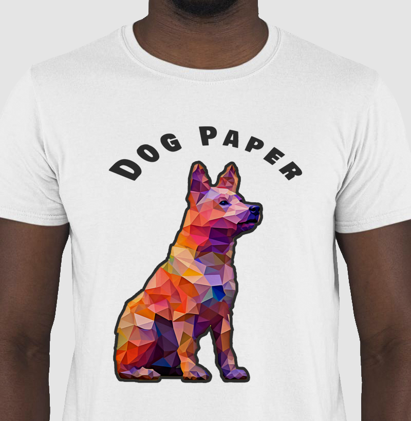 Camiseta Dog Paper