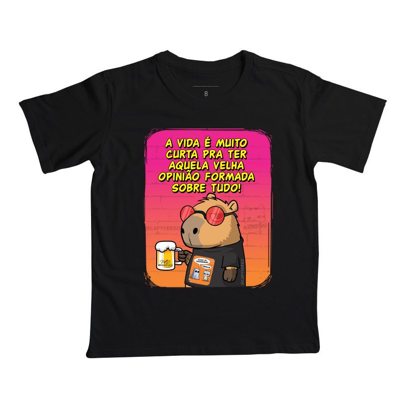 Camiseta Capivara Opinião