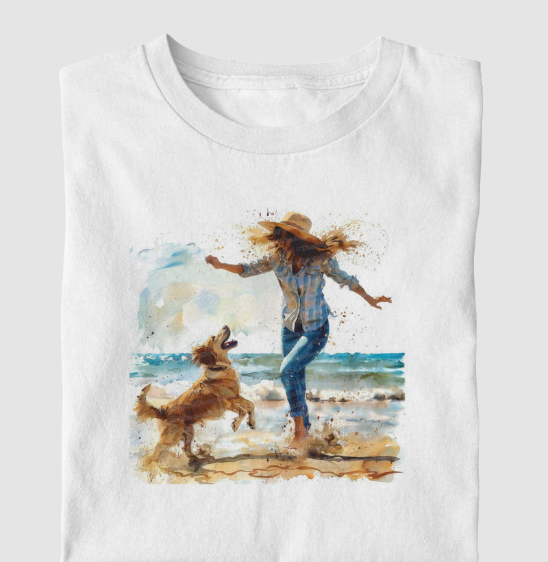 Girl and her Dog