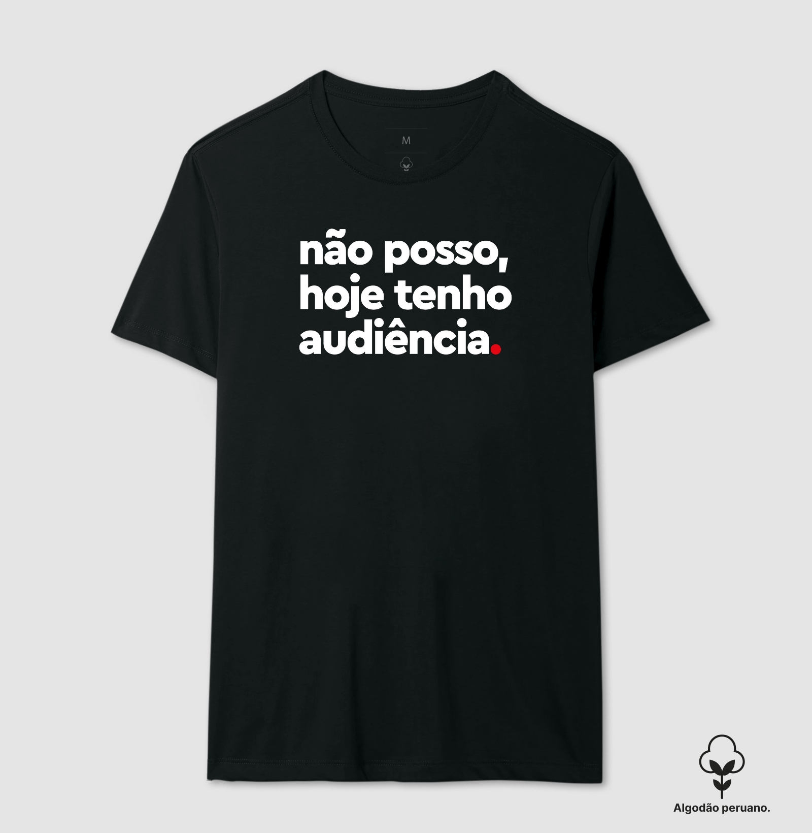 Não posso, hoje tenho audiência