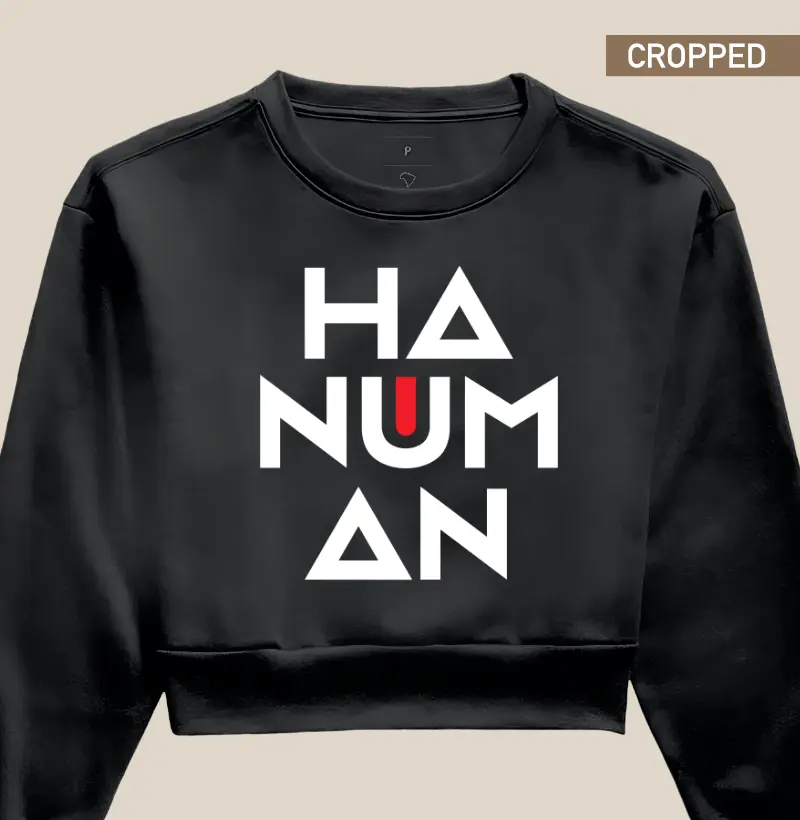 HA-NUM-AN (moletom cropped)