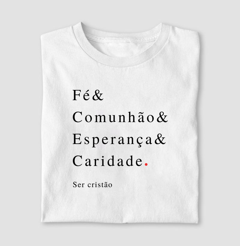 Camiseta Ser Cristão