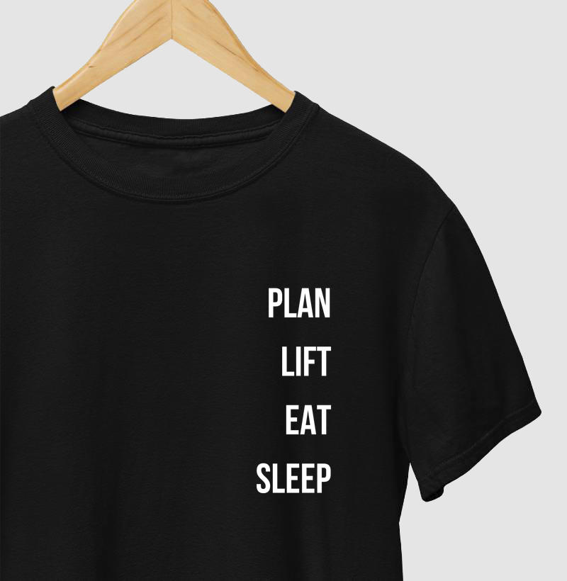 Plan, lift, eat, sleep