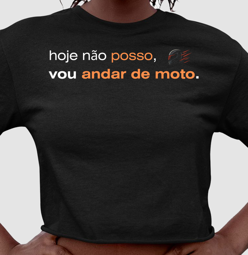 Vou andar de moto