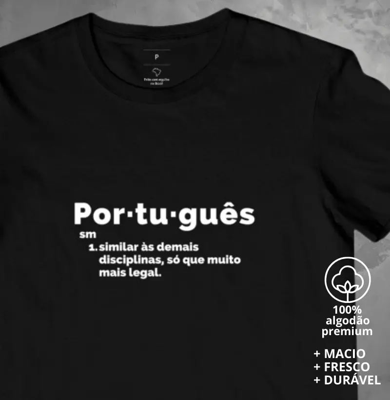 Camiseta Verbete Português