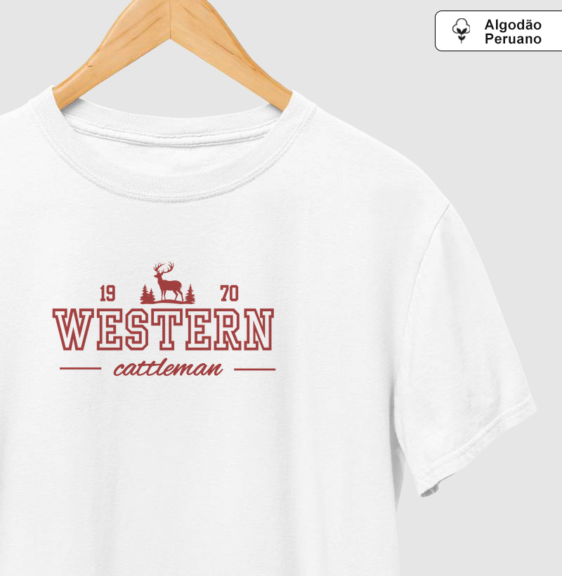 Camisetas Western Algodão Peruano