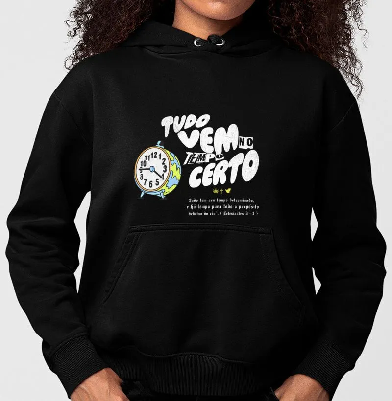 Tudo vem no tempo certo preto