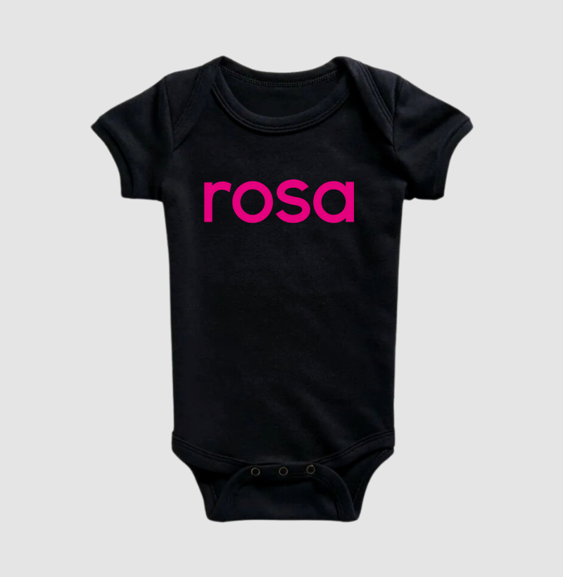 Body Infantil Rosa