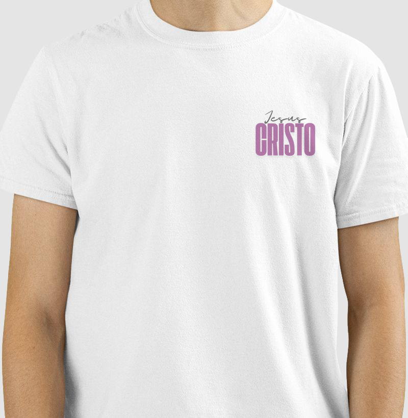 Camiseta escrita Jesus cristo
