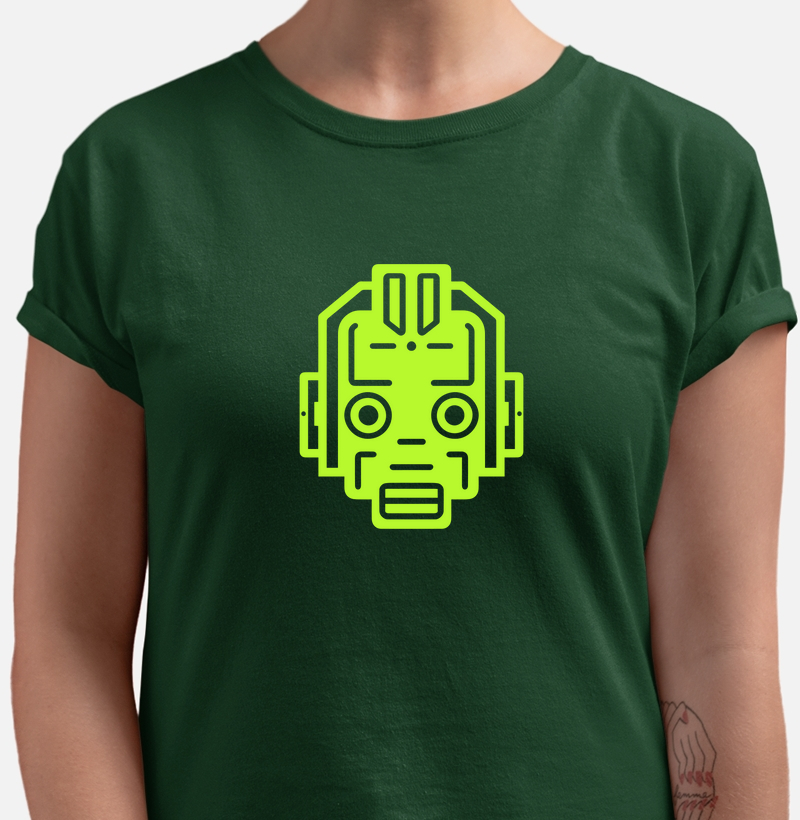Robo Neon: Camiseta - Estilo Futurista em Alta Definição