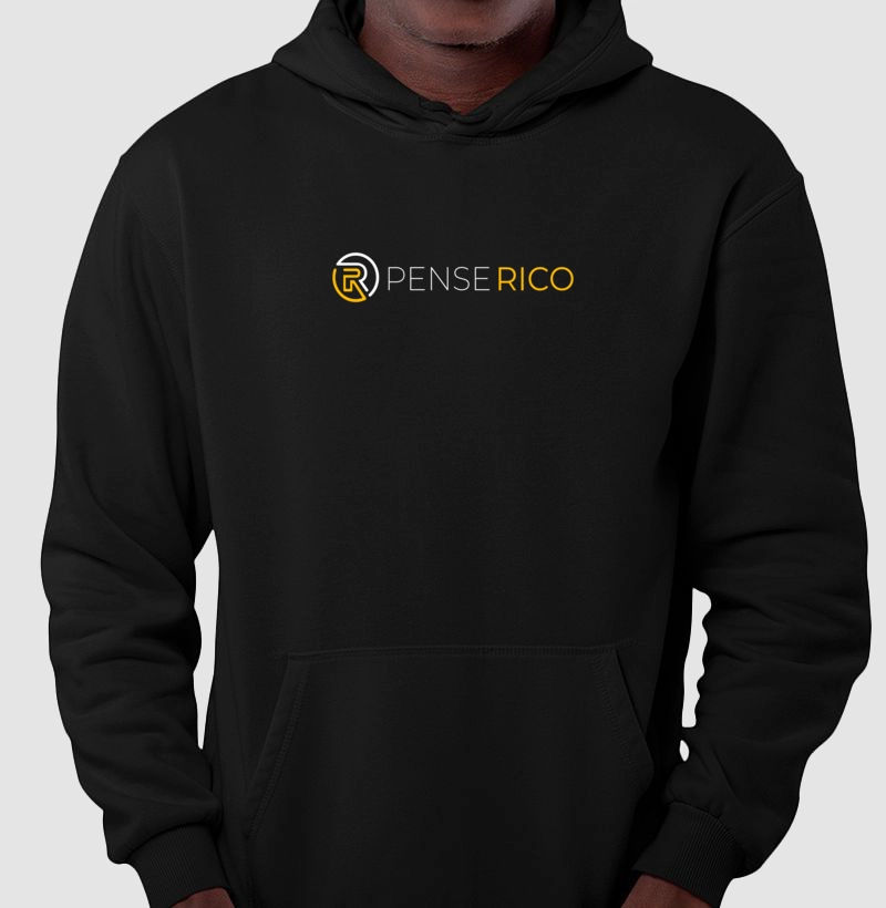 Casaco Moletom Pense Rico