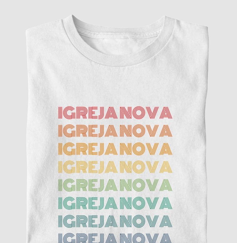 Igreja Nova Letreiro Retrô