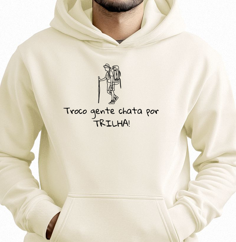 Troco gente chata por trilha!
