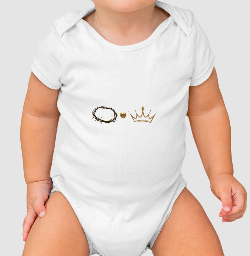 Body Infantil Coroas