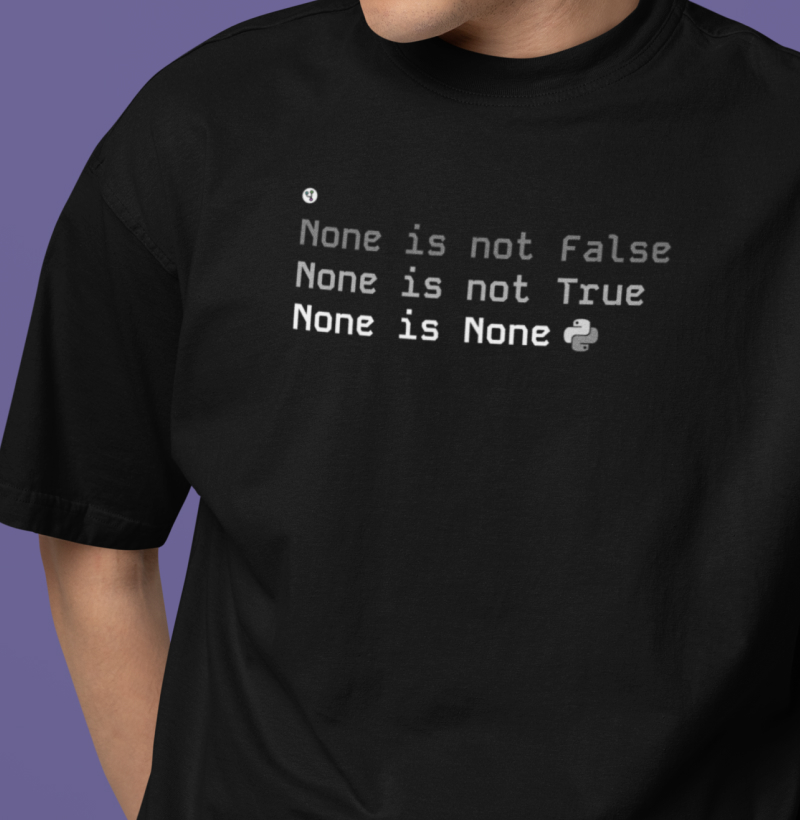 Python None is None