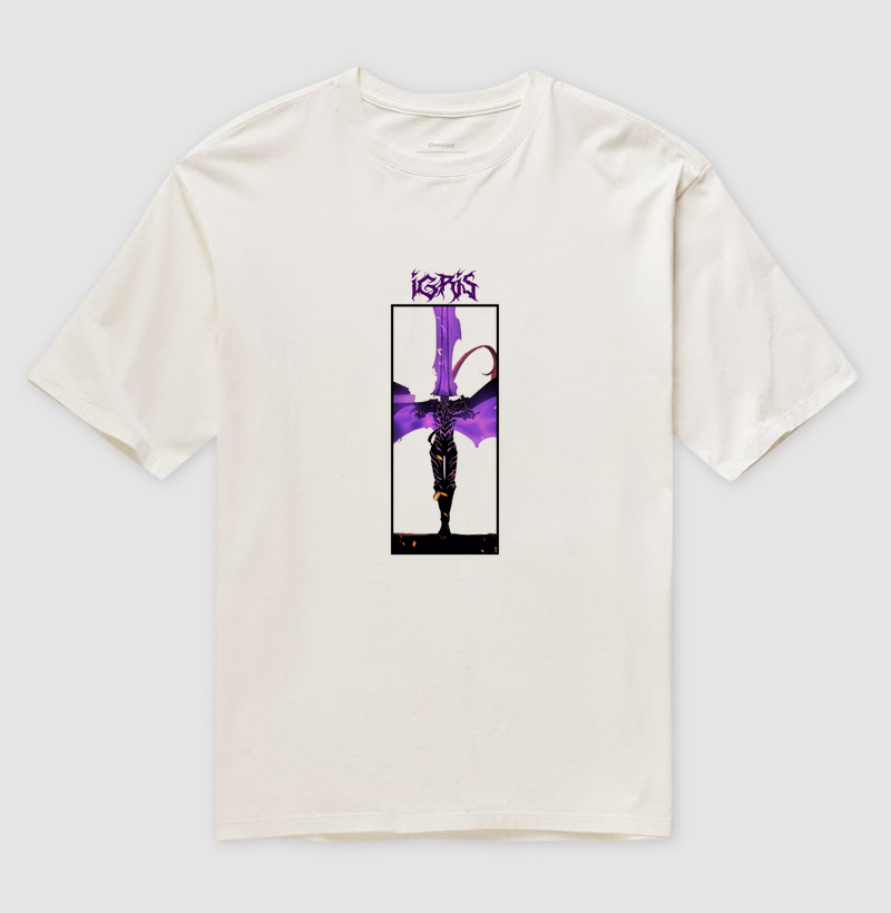 camiseta oversized igris