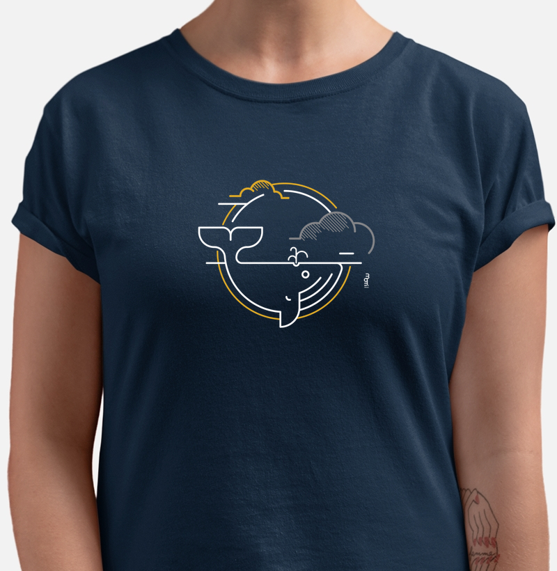 Camiseta Whale Horizon