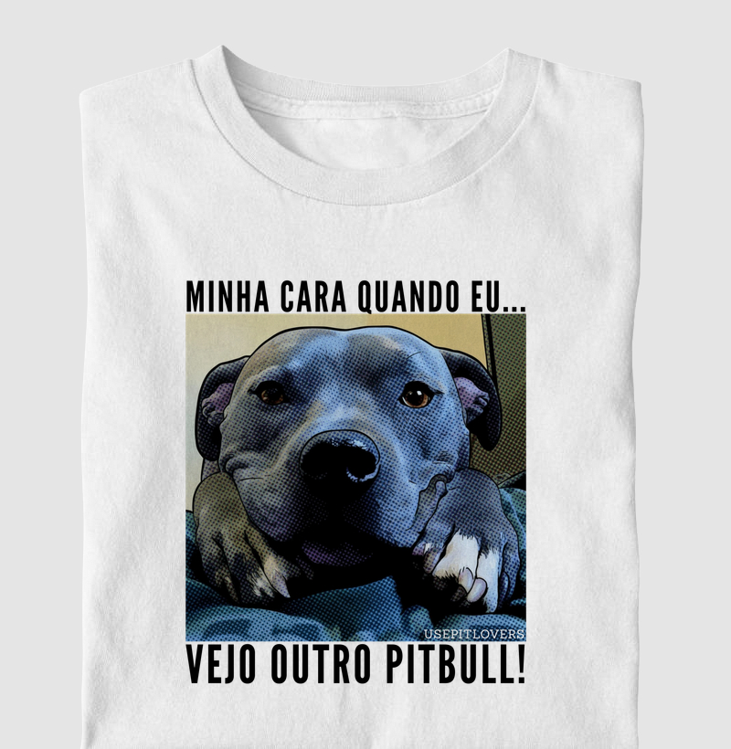 MINHA CARA QUANDO EU...VEJO UM PIT BULL