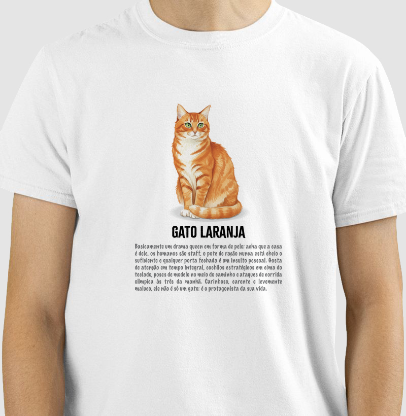 Perfis de Bigodes: gato laranja