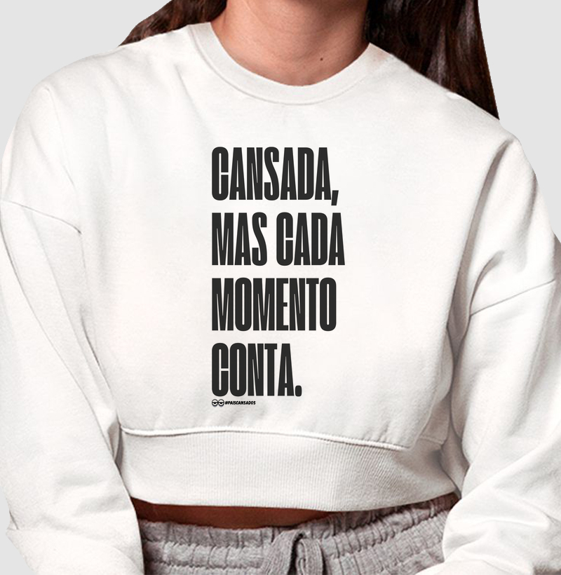 Cansada, mas...