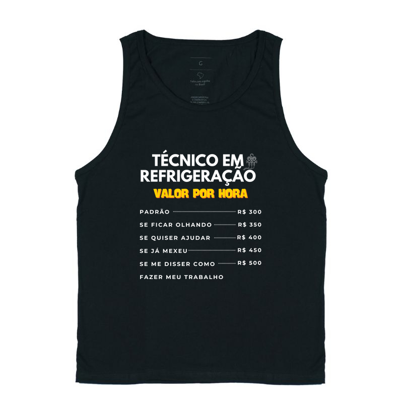 Camiseta Valorize o Técnico em Refrigeração