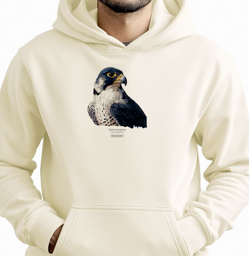 Rapinas Inky - Falcão-peregrino - Moletom Hoodie