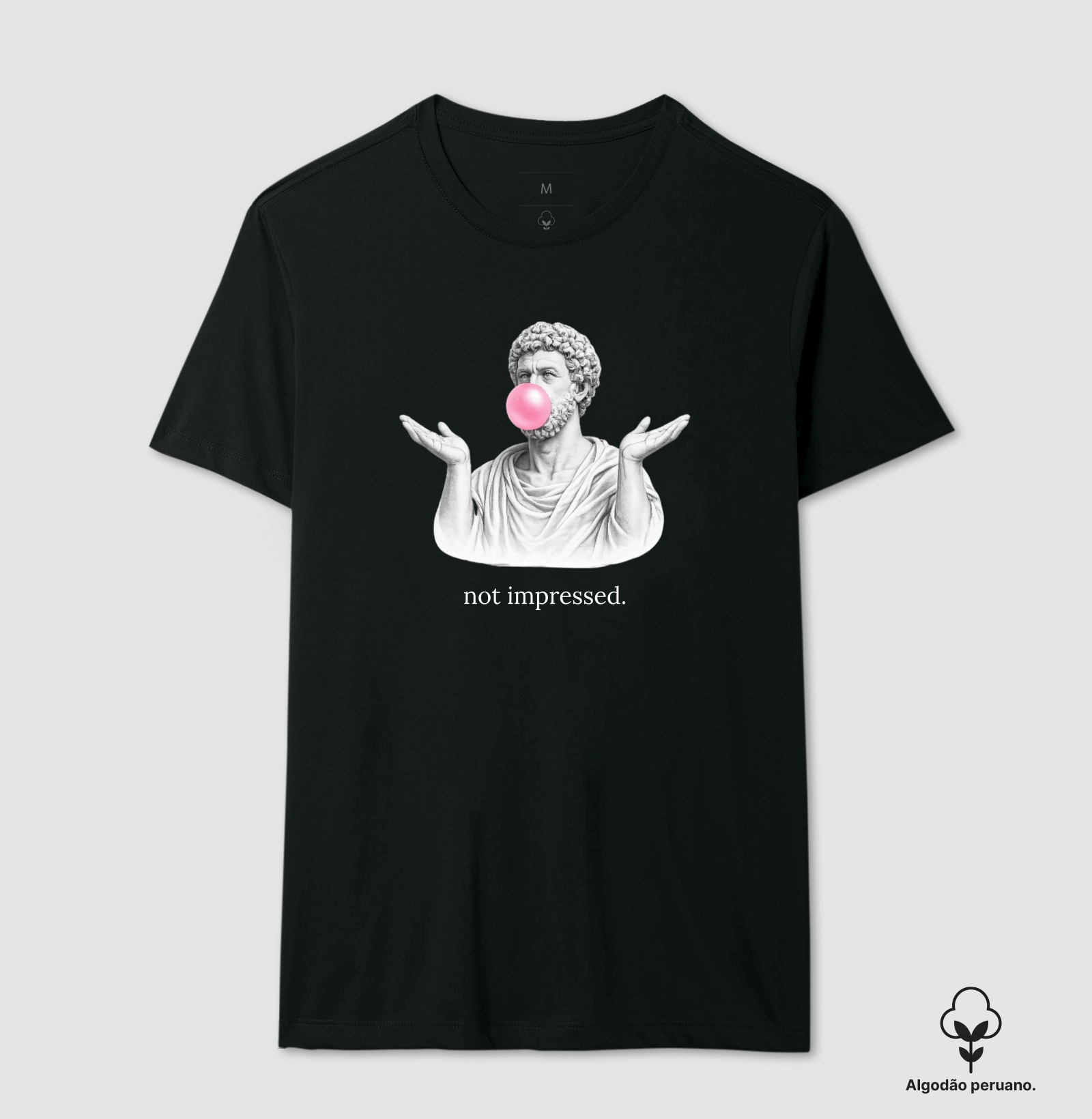 Camiseta Estoicismo "not impressed"