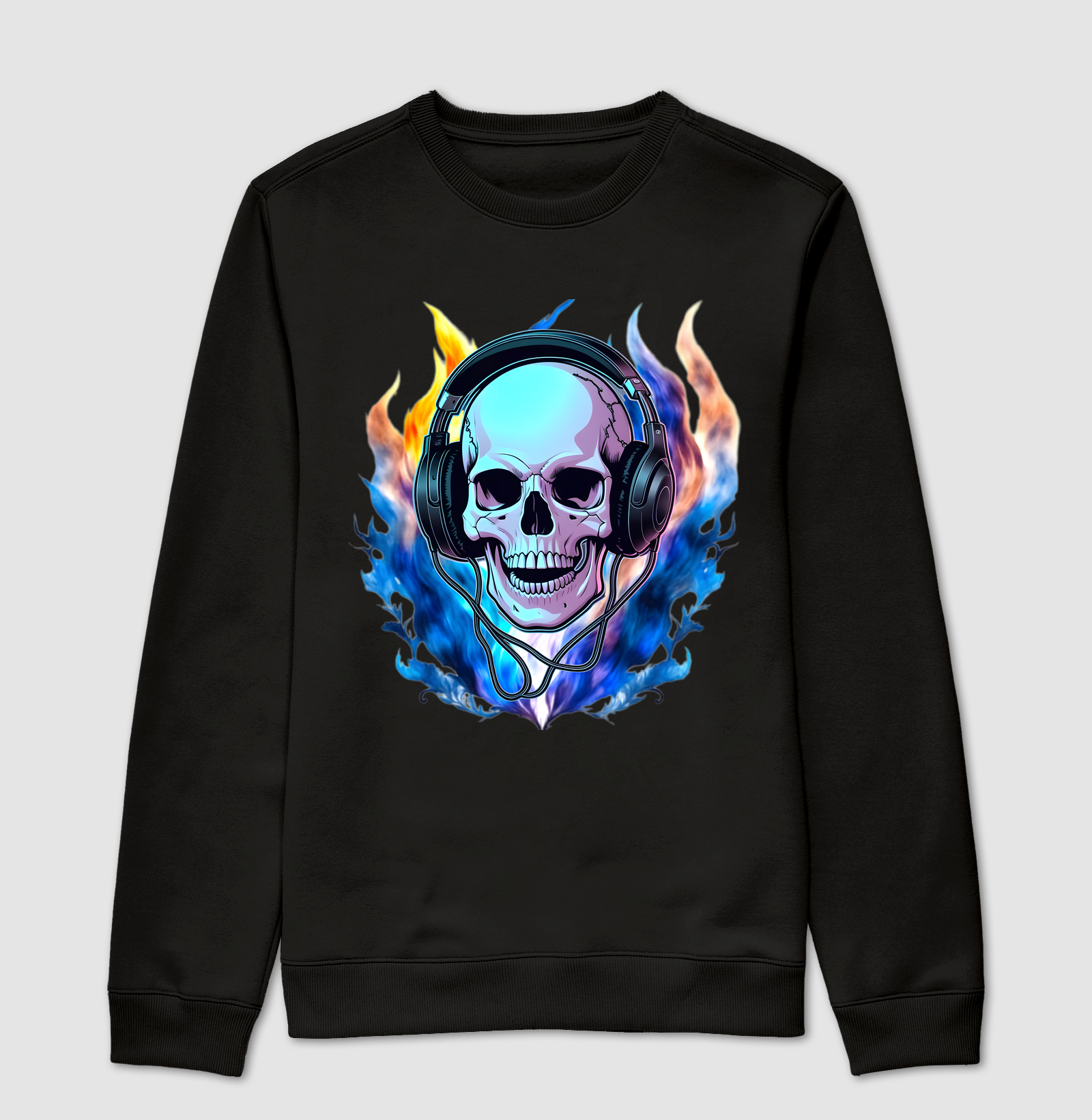 Blue skull