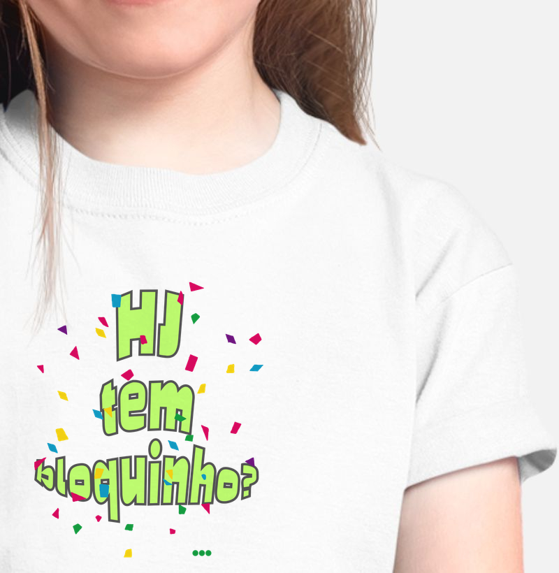Hj tem bloquinho?