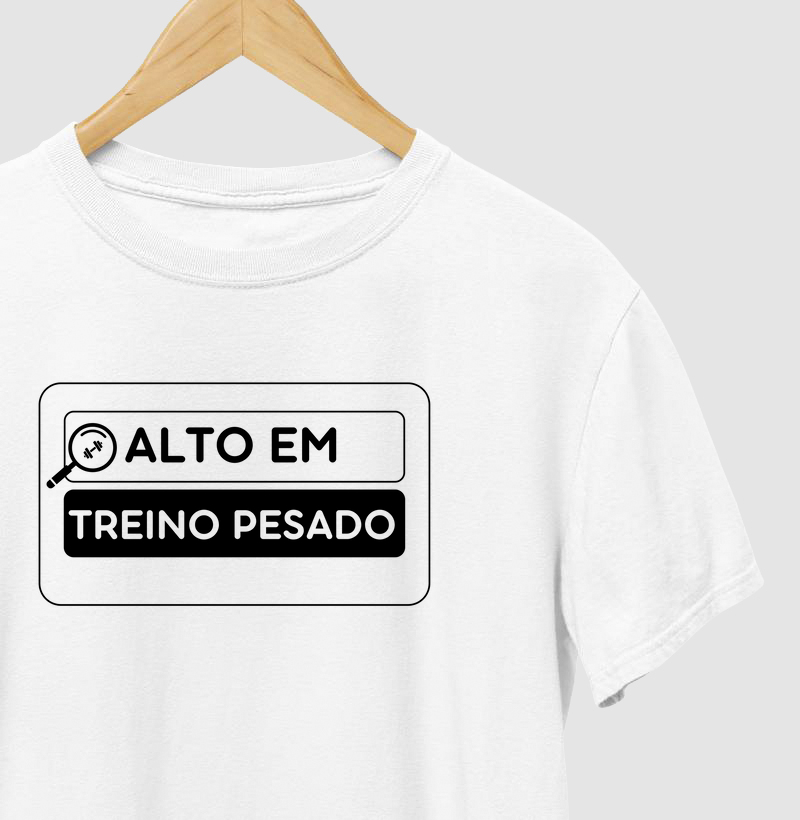 Alto em treino pesado