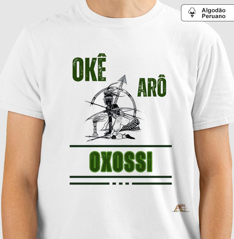 Camiseta Okê Arô Oxóssi 