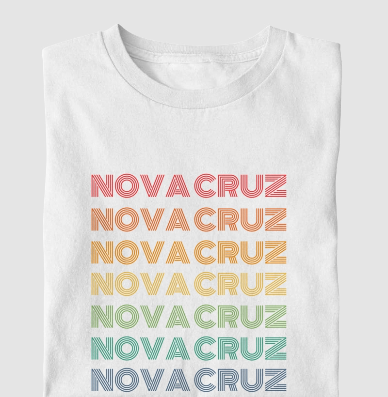 Nova Cruz Letreiro Retrô