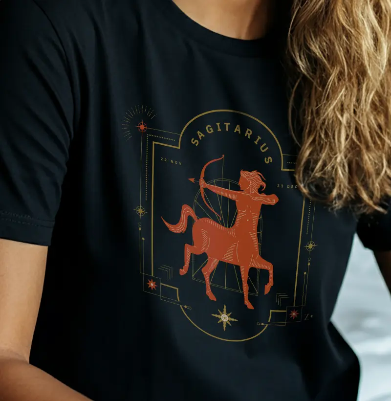 Camiseta Signos SAGITÁRIO - DETAILS 