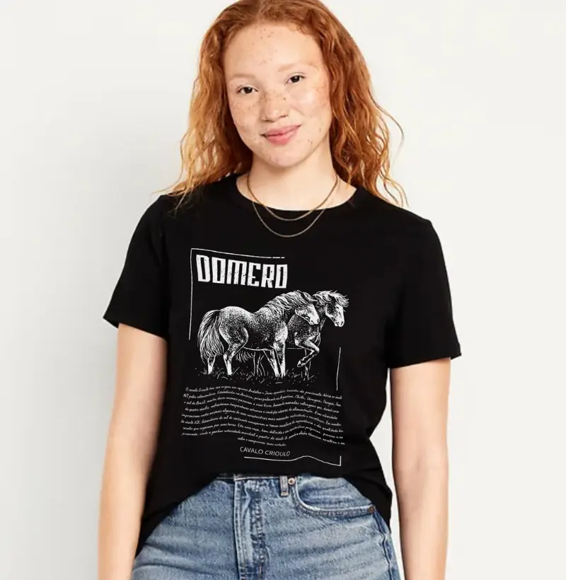 camiseta feminina / origem