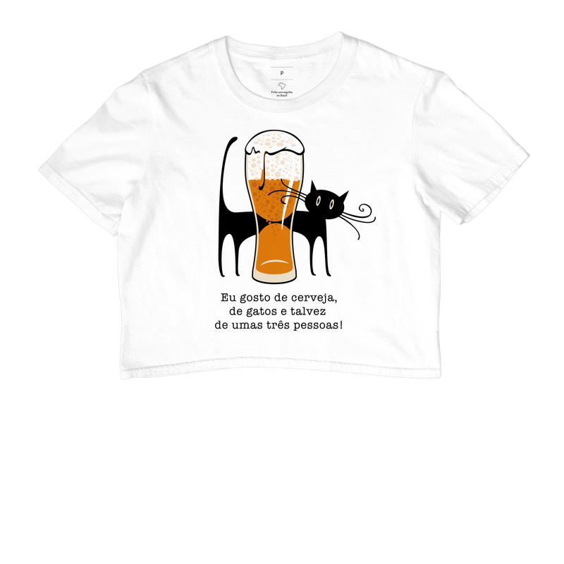 Gosto de cerveja, de gatos e talvez de umas três pessoas