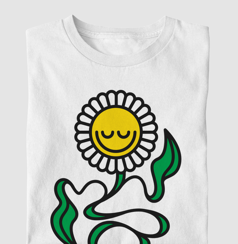 Camiseta casual Margarida Feliz